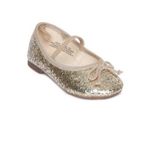 Baby Gap glitter ballet flats size 7 toddler